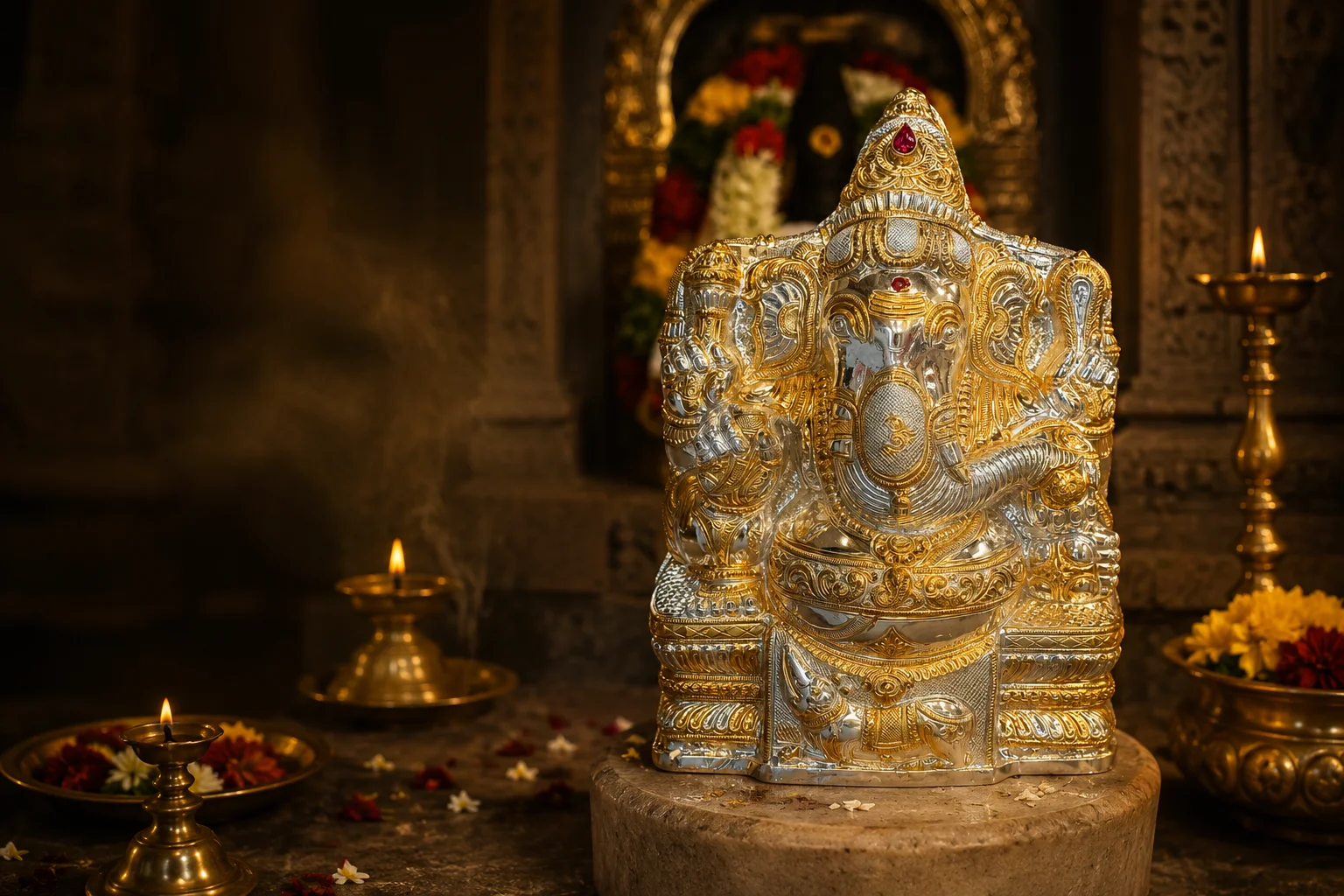 Temple Background - RAS Sirppakalaikoodam